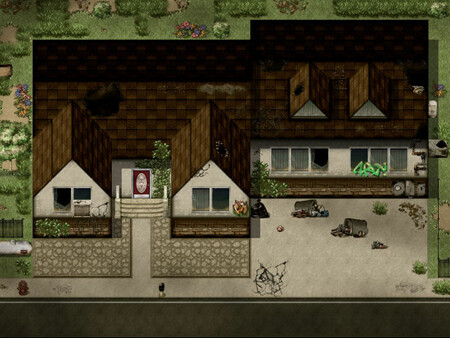 Screenshot z RPG Maker MZ - KR Urban Decay Tileset Screenshot z RPG Maker MZ - KR Urban Decay Tileset