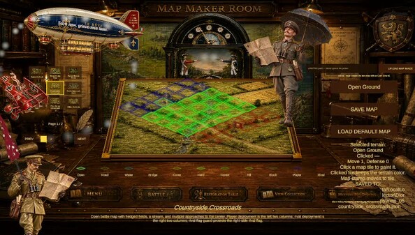 The Collector’s Curio Cabinet Toy Soldiers Map Maker