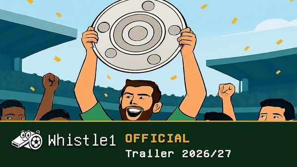 Whistle1: Free Retro Football Manager | Trailer 2026 video thumbnail for Whistle1 - Retro Football Manager