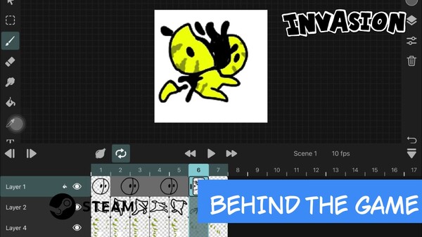 behind the game - Hand Drawing Assets