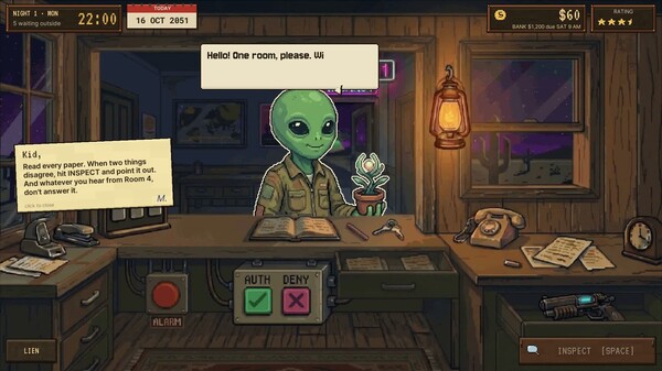 Motel 51: Papers, Keys & Aliens Demo