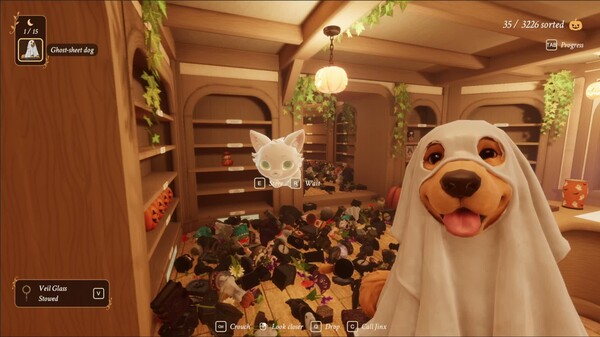Tidy Up the Halloween Shop