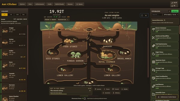 Ant Clicker — Living Colony Gameplay