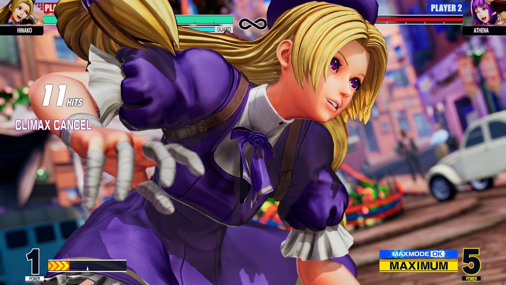 KOF XV DLC Character "HINAKO SHIJO" Featured Screenshot #1