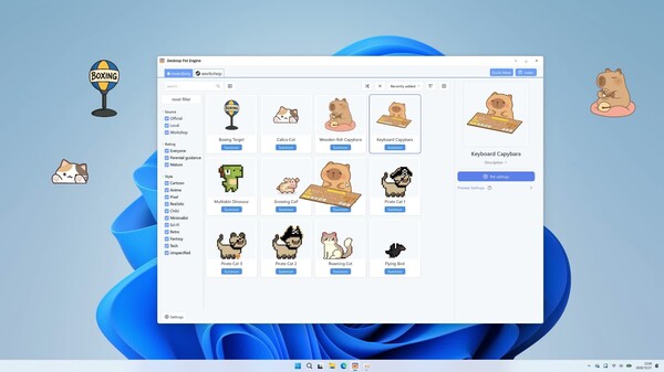 Desktop Pet Engine