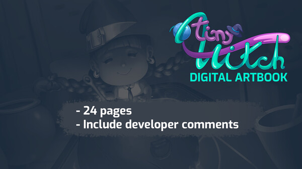 Screenshot z Tiny Witch - Digital Artbook