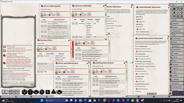 Fantasy Grounds - Remarkable Guilds & Their Heroes