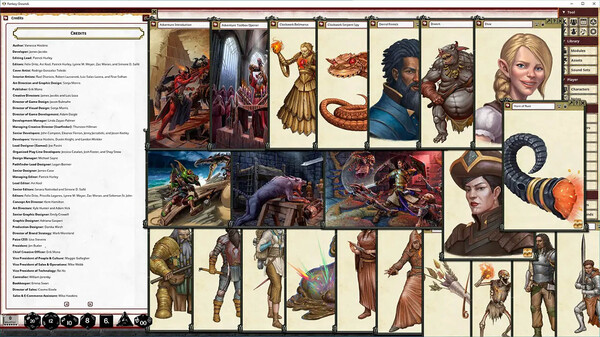 Screenshot z Fantasy Grounds - Pathfinder 2 RPG - Pathfinder Adventure: Rusthenge