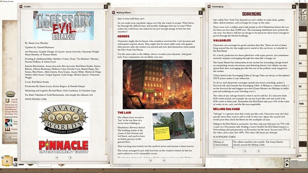 Fantasy Grounds - Necessary Evil: Breakout (Revised Edition)