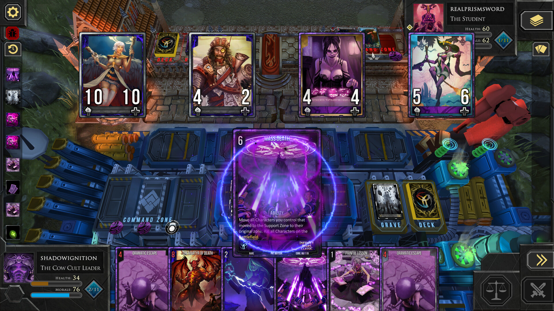 Infinity Wars: Animated Trading Card Game screenshot 2