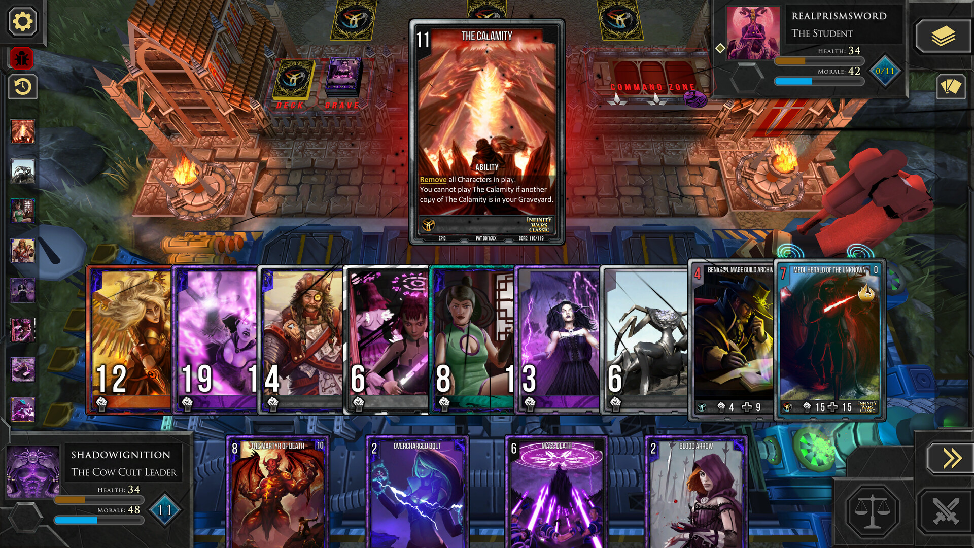 Infinity Wars: Animated Trading Card Game screenshot 1