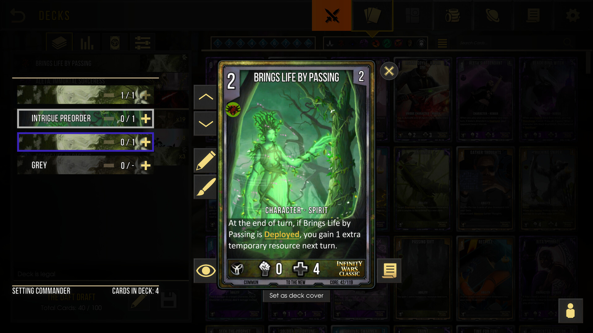 Infinity Wars: Animated Trading Card Game screenshot 3