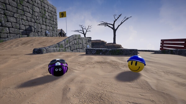 Screenshot z Golfing In Aether - Dustbowl