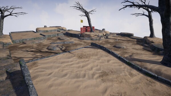 Screenshot z Golfing In Aether - Dustbowl