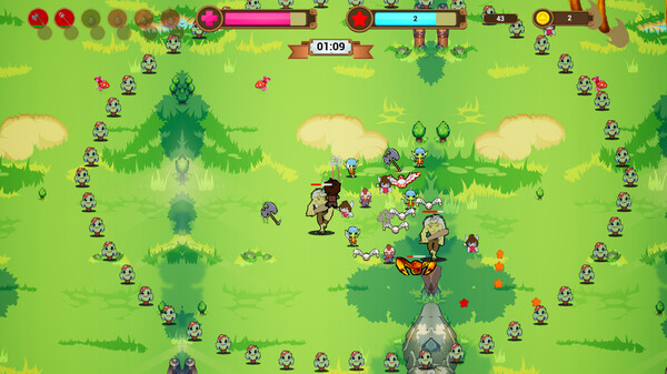 Screenshot of Fairy Trails: Battle for Ever After gameplay showing in-action mechanics
