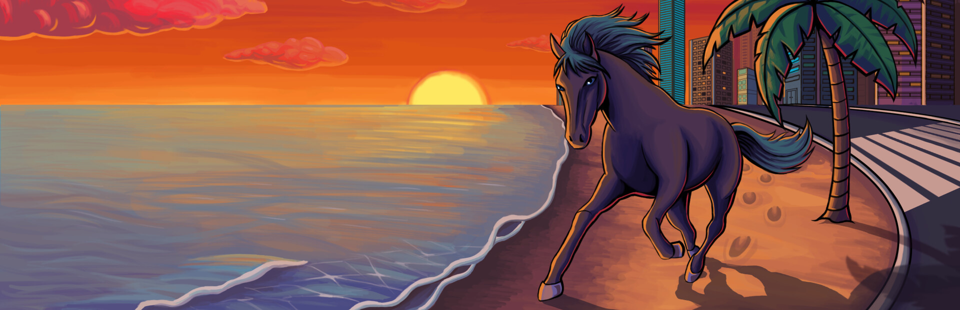 Wild Horse Racing