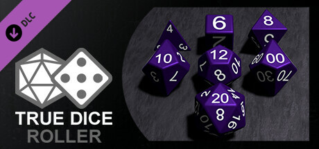 True Dice Roller - Deep Purple Matte Dice banner image