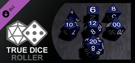 True Dice Roller - Navy Matte Dice banner image