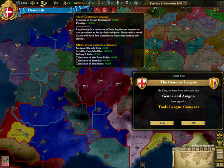 Europa Universalis III - Heir to the Throne (DLC) screenshot 8