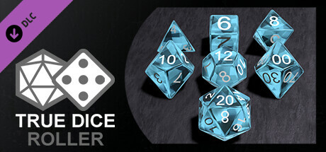 True Dice Roller - Aquamarine Gem Dice banner image