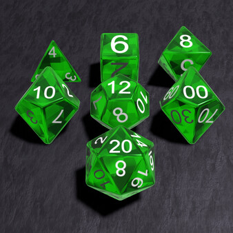 True Dice Roller - Emerald Gem Dice