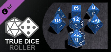 True Dice Roller - Sky Glitter Dice banner image