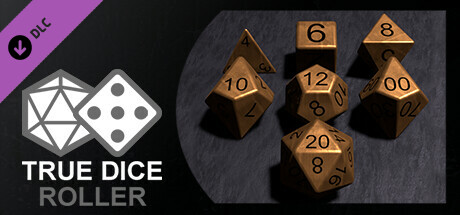 True Dice Roller - Copper Metal Dice banner image