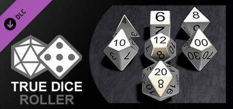 True Dice Roller - Pure Silver Metal Dice banner image