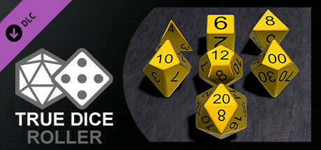 True Dice Roller - Pure Gold Metal Dice banner image