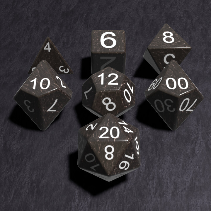 True Dice Roller - French Marble Stone Dice Featured Screenshot #1