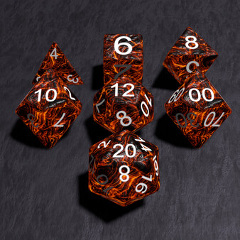 True Dice Roller - Lava Rock Novelty Dice