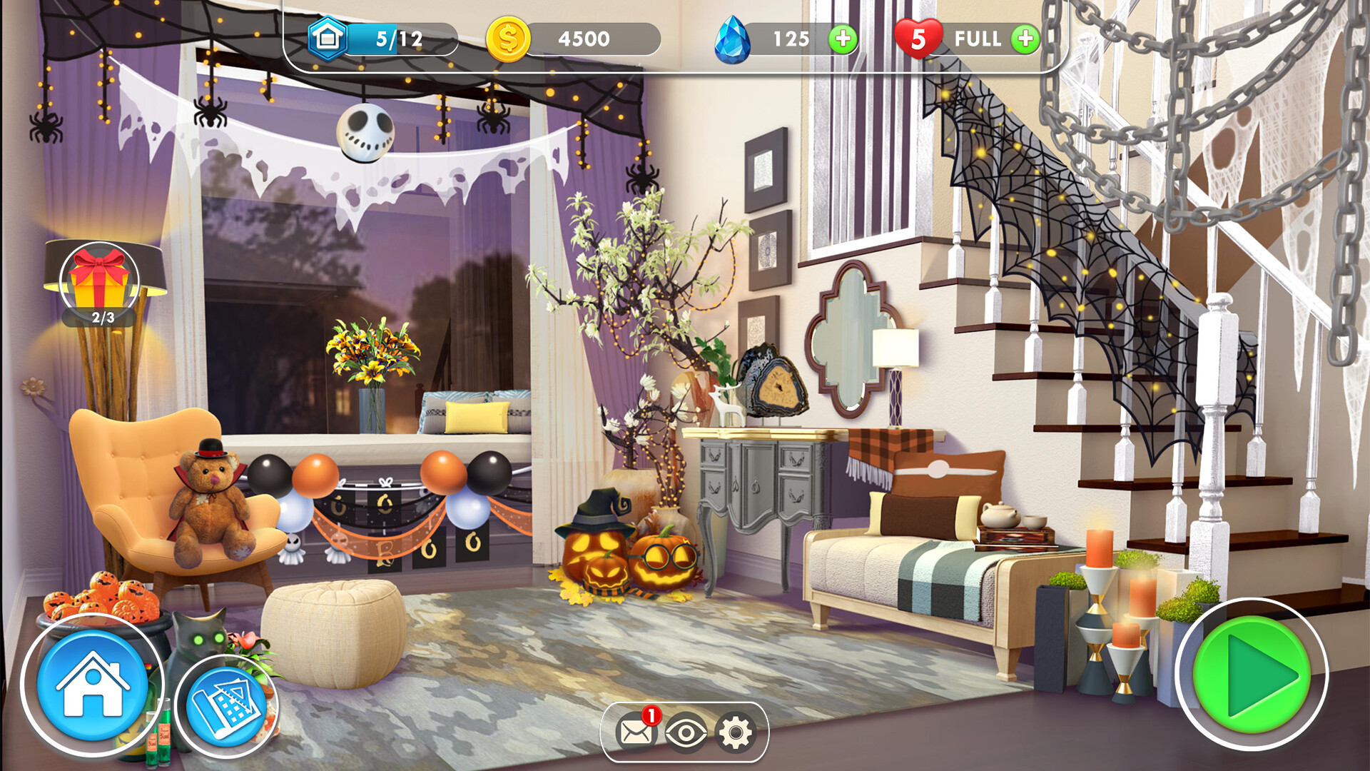 Home Designer Makeover Blast - Halloween Featured Screenshot #1