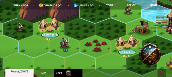 Magic And Dragons : 4X Battle screenshot 1