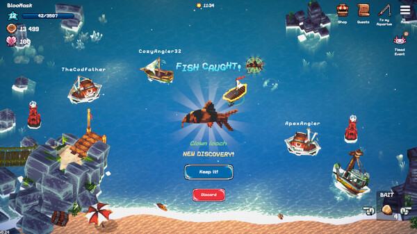 Tiny Aquarium: Social Fishkeeping (Steam Account) screenshot 4