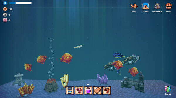 Tiny Aquarium: Social Fishkeeping (Steam Account) screenshot 10