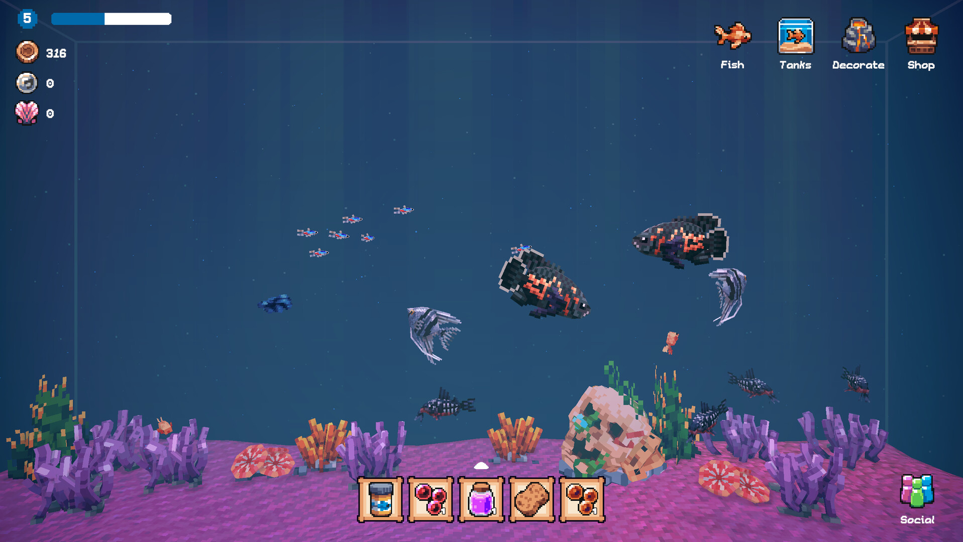 Tiny Aquarium: Social Fishkeeping screenshot #5