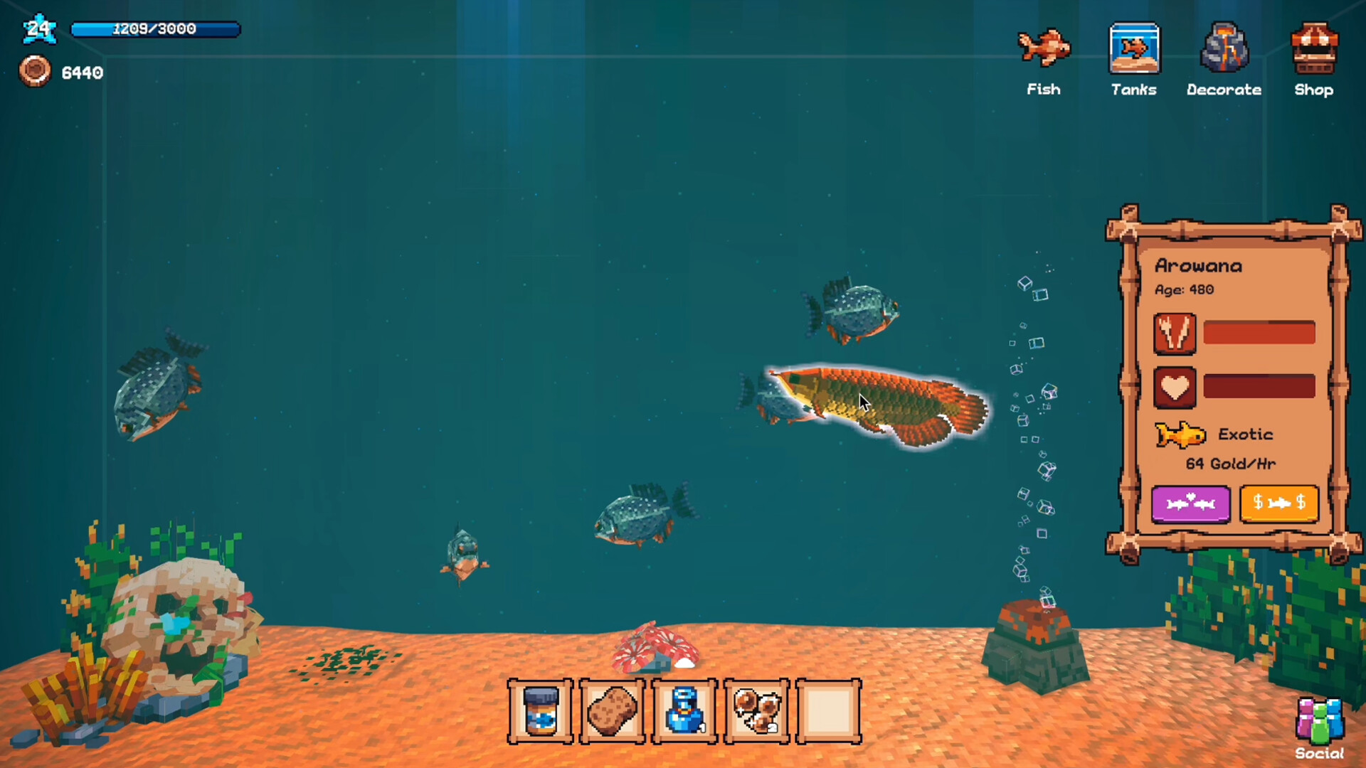 Tiny Aquarium: Social Fishkeeping screenshot #9