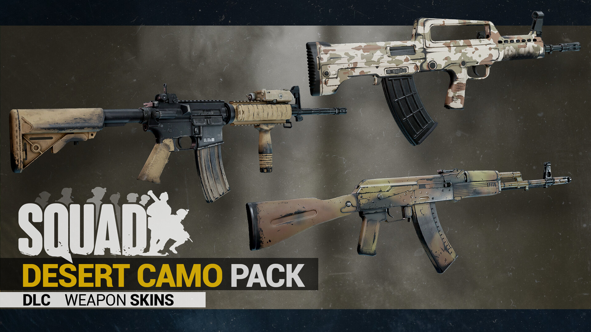 Скриншот Squad Weapon Skins - Desert Camo Pack — кадр 1