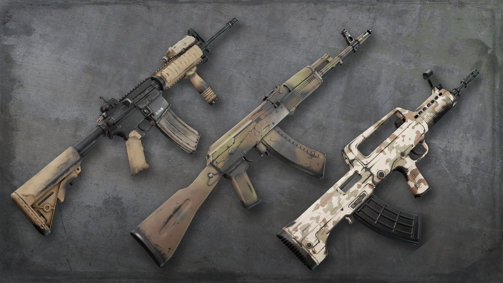 Squad Weapon Skins - Desert Camo Pack Featured Screenshot #1