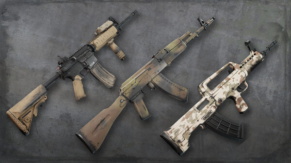 Squad Weapon Skins - Desert Camo Pack