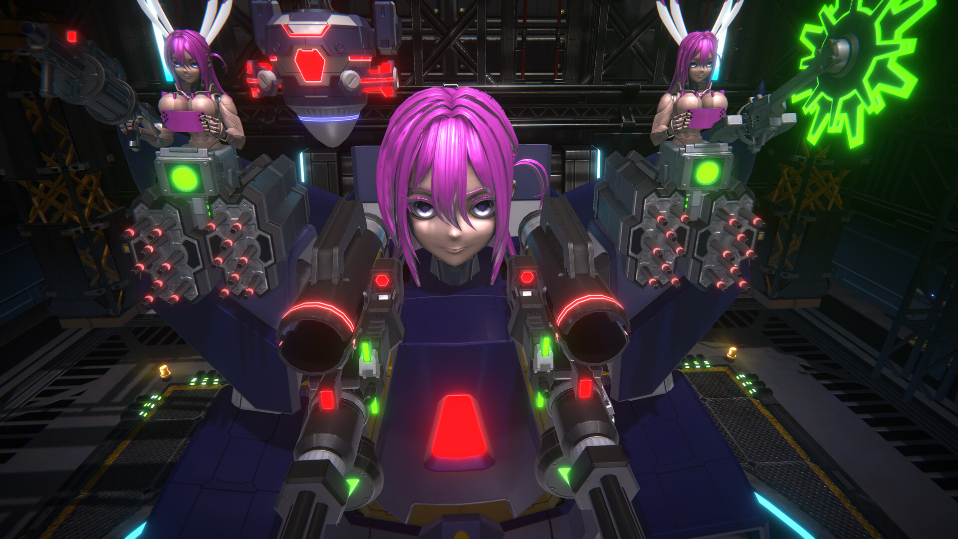 CUSTOM MECH WARS - Head parts: Girl head B Featured Screenshot #1