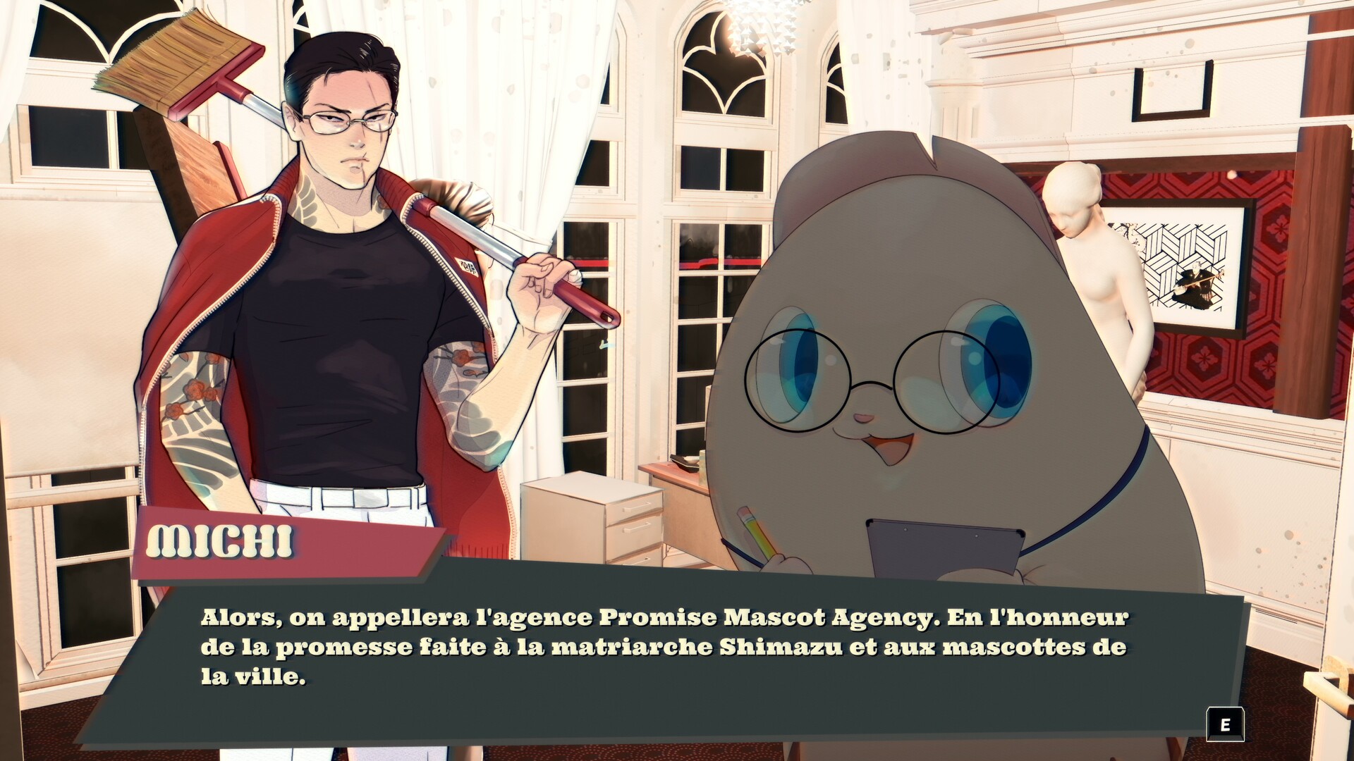Screenshot Promise Mascot Agency