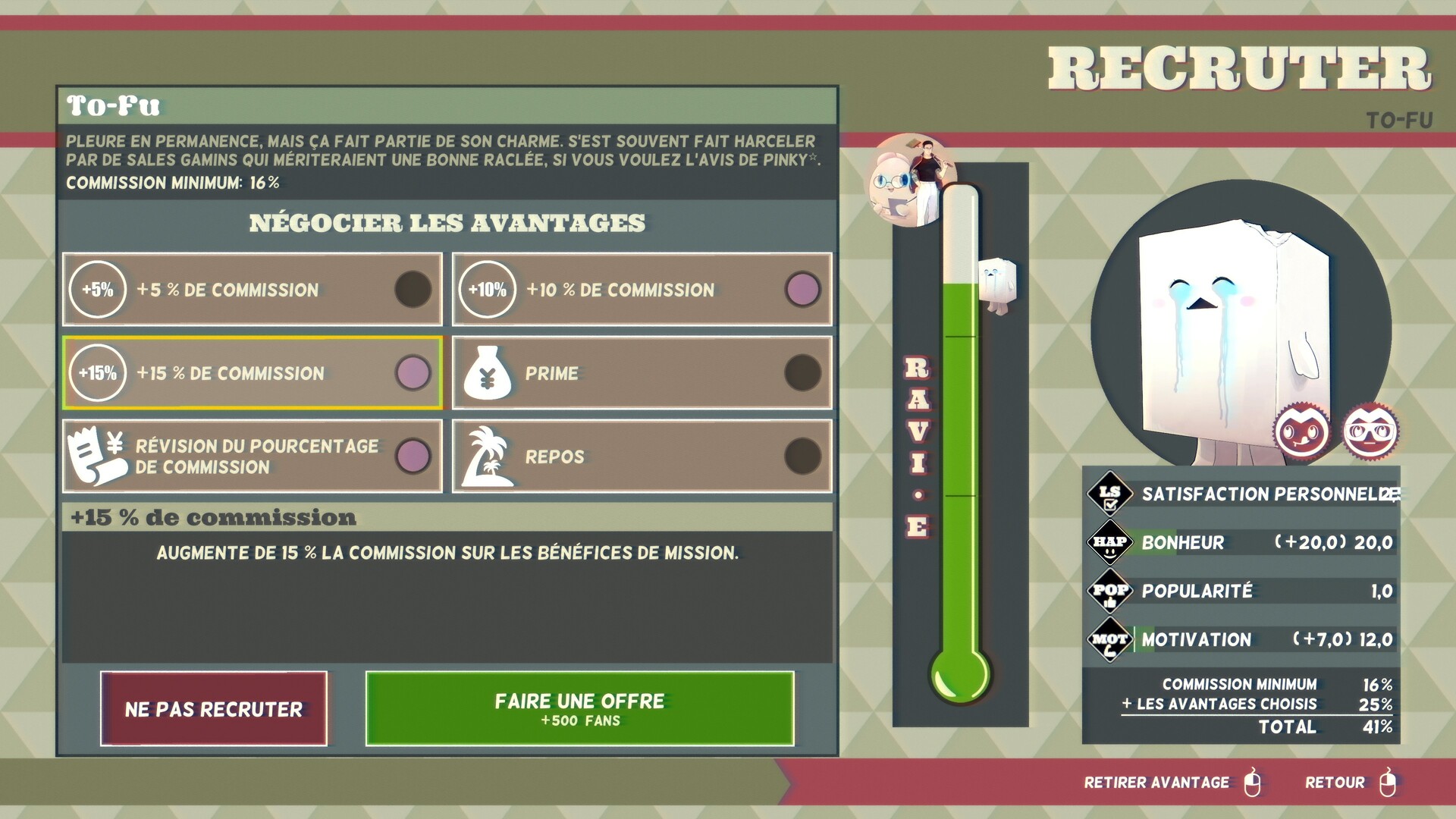 Screenshot Promise Mascot Agency