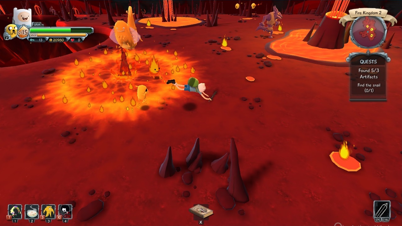 screenshot of Adventure Time: Finn and Jake's Epic Quest 3