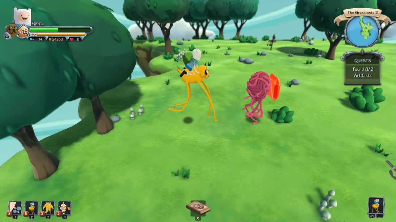 screenshot of Adventure Time: Finn and Jake's Epic Quest 1