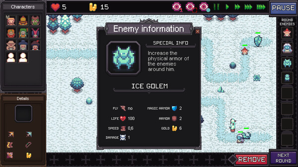 Screenshot z Defenders Guild