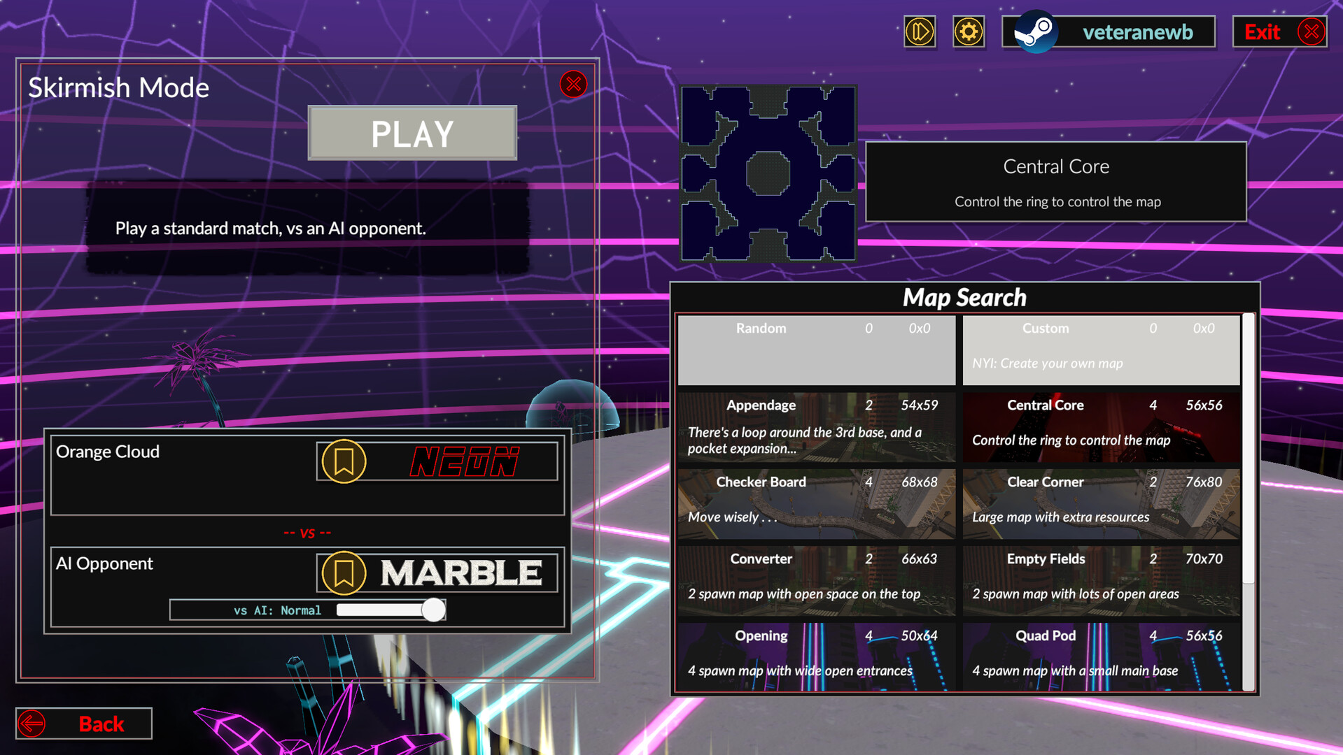 Neon Marble Rust screenshot #9