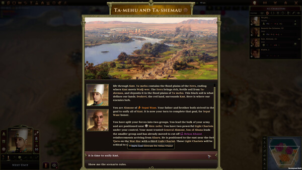 Screenshot z Old World - Pharaohs of the Nile