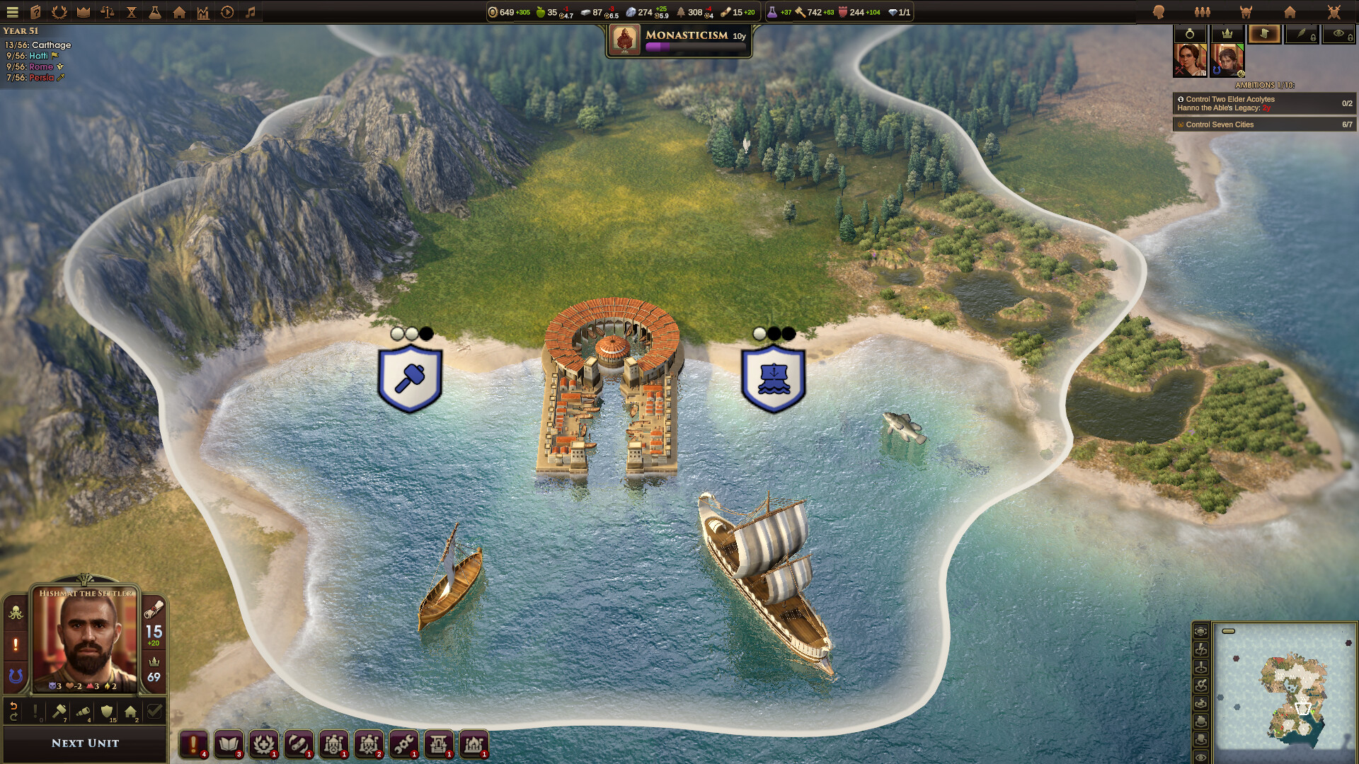 Old World - Wonders and Dynasties gameplay screenshot 4