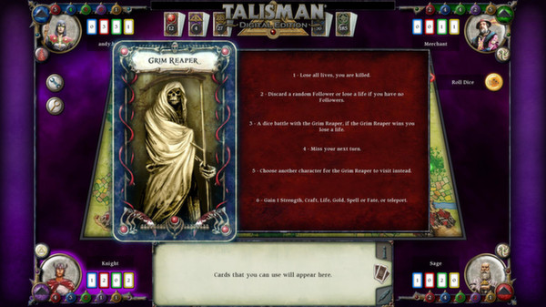 Screenshot z Talisman - The Reaper Expansion